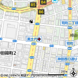 東京都千代田区神田美土代町1周辺の地図