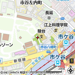 東京都新宿区市谷八幡町15周辺の地図