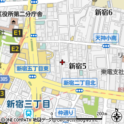 株式会社第一ビルメンテナンス　新宿支店周辺の地図