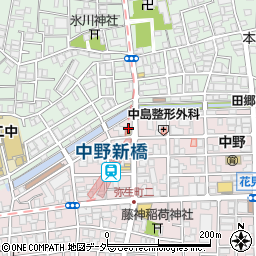 リアット　中野新橋店周辺の地図
