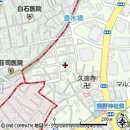 西新宿ＦＲＴ－Ｂ周辺の地図