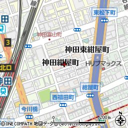 東京都千代田区神田紺屋町34-3周辺の地図