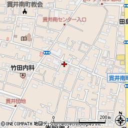 カギ屋さん２４　東京都・小金井市店周辺の地図