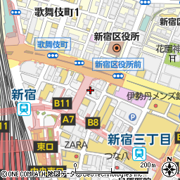 東京美容外科　新宿院周辺の地図