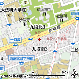 東京都千代田区九段南3丁目8周辺の地図
