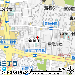 コンフォリア新宿周辺の地図