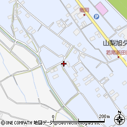 山梨県韮崎市龍岡町若尾新田1039周辺の地図