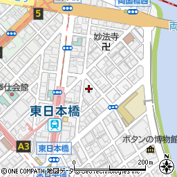 平間寺東京別院薬研堀不動院周辺の地図