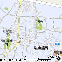 山梨県甲州市塩山熊野293周辺の地図