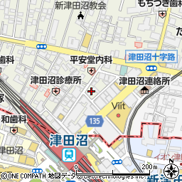 隠れ家個室バル 霞 Kasumi 津田沼駅前店周辺の地図