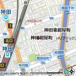東京都千代田区神田紺屋町27-4周辺の地図