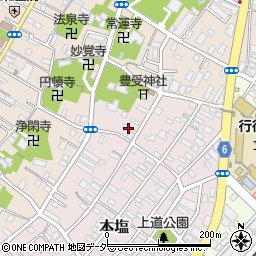 斎藤建工社員寮周辺の地図