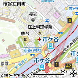 東京都新宿区市谷左内町1周辺の地図