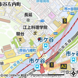 神鶏 市ヶ谷店周辺の地図