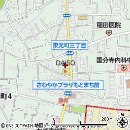 セブンイレブン国分寺街道店周辺の地図