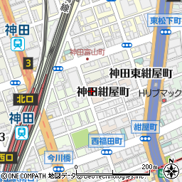 東京都千代田区神田紺屋町27周辺の地図