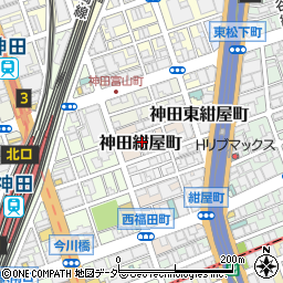 東京都千代田区神田紺屋町34周辺の地図