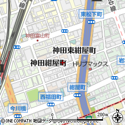 東京都千代田区神田紺屋町38-2周辺の地図