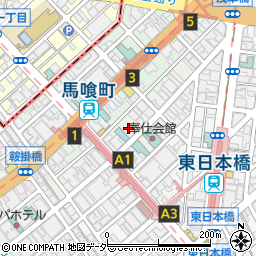 東京都中央区日本橋横山町6周辺の地図