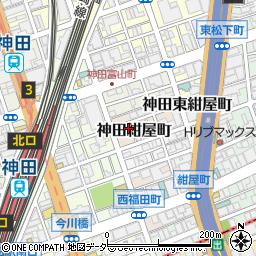 東京都千代田区神田紺屋町32-4周辺の地図