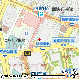新宿アイランド郵便局周辺の地図