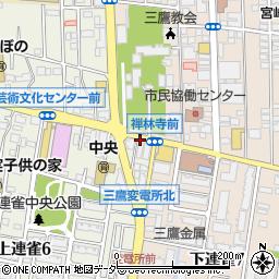 武蔵野進学セミナー　三鷹教室周辺の地図