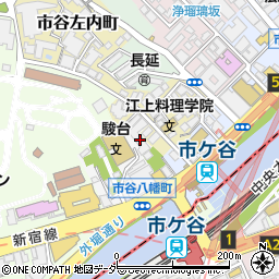東京都新宿区市谷八幡町17周辺の地図