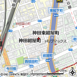 東京都千代田区神田紺屋町38周辺の地図