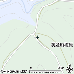 岐阜県郡上市美並町梅原319周辺の地図