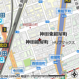 東京都千代田区神田紺屋町36周辺の地図