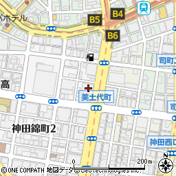 東京都千代田区神田錦町1丁目6周辺の地図