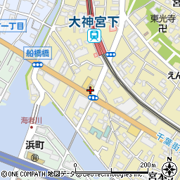 セブンイレブン船橋大神宮下店周辺の地図