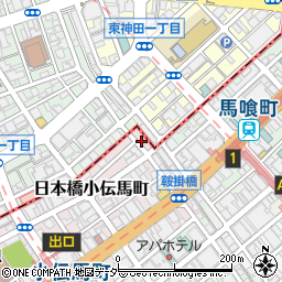 東京都中央区日本橋小伝馬町19周辺の地図