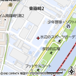東京都江戸川区東篠崎2丁目周辺の地図