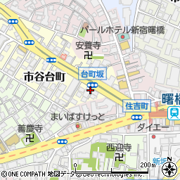 東京都新宿区市谷台町4-3周辺の地図