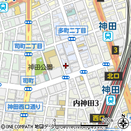 東京都千代田区神田多町2丁目3周辺の地図