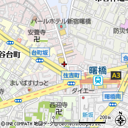 東京都新宿区住吉町5-8周辺の地図