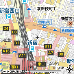 新宿共同ビル周辺の地図