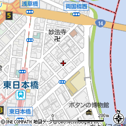 東日本橋二丁目町会会館周辺の地図