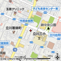 有限会社立川増田屋周辺の地図