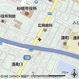 セブンイレブン船橋湊町店周辺の地図