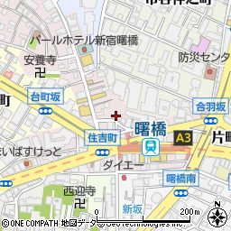 東京都新宿区住吉町8周辺の地図