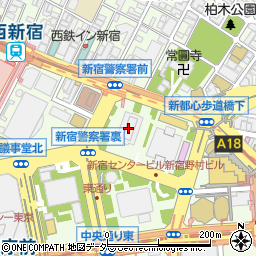 ファミリーマート新宿野村ビル店周辺の地図