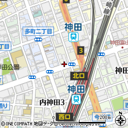 神田鍛冶町３丁目パーキングメーター２周辺の地図