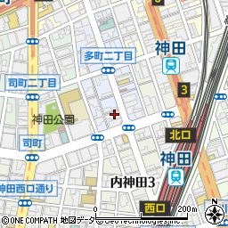 東京都千代田区神田多町2丁目1周辺の地図