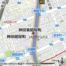 〒101-0034 東京都千代田区神田東紺屋町の地図