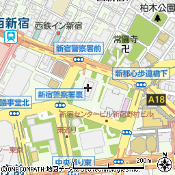 〒163-0590 東京都新宿区西新宿 新宿野村ビル（地階・階層不明）の地図