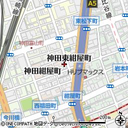 東京都千代田区神田紺屋町42周辺の地図