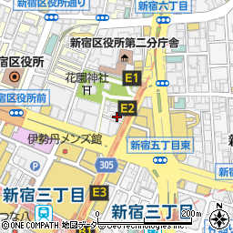 新宿三光町ハイム周辺の地図