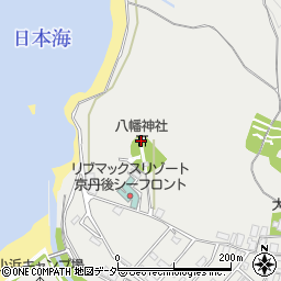 八幡神社周辺の地図